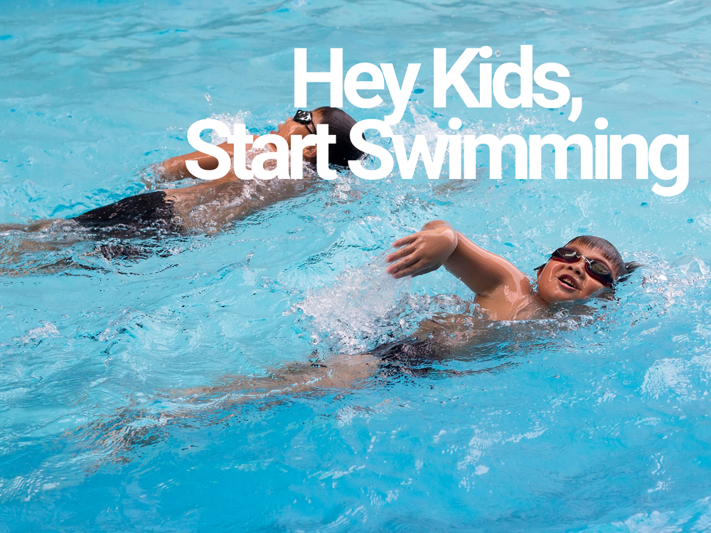 Kids swimming learning. Megaska Swimwears
