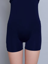 MEGASKA Megaska Lycra Frock Style Short Attached Padded One Piece Swimming Costume_Black Swimwears | High-Quality Activewear