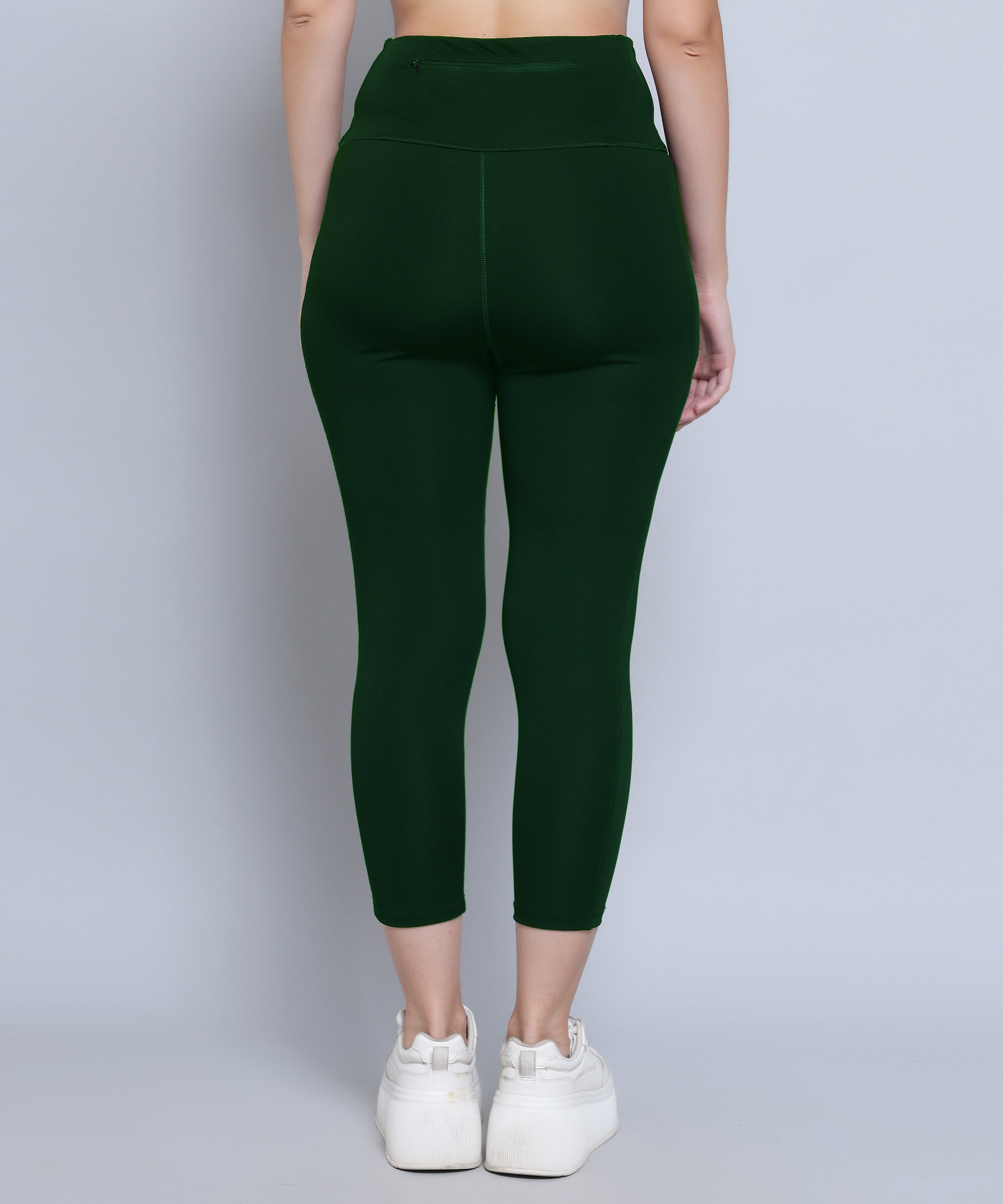 Megaska Dry Fit Active Gym Leggings with Pockets for Women, High Waisted Tummy Control Workout Yoga Track Pants_BottleGreen